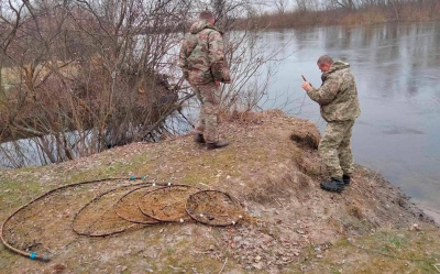 На Київщині за місяць браконьєри наловили риби майже на мільйон гривень